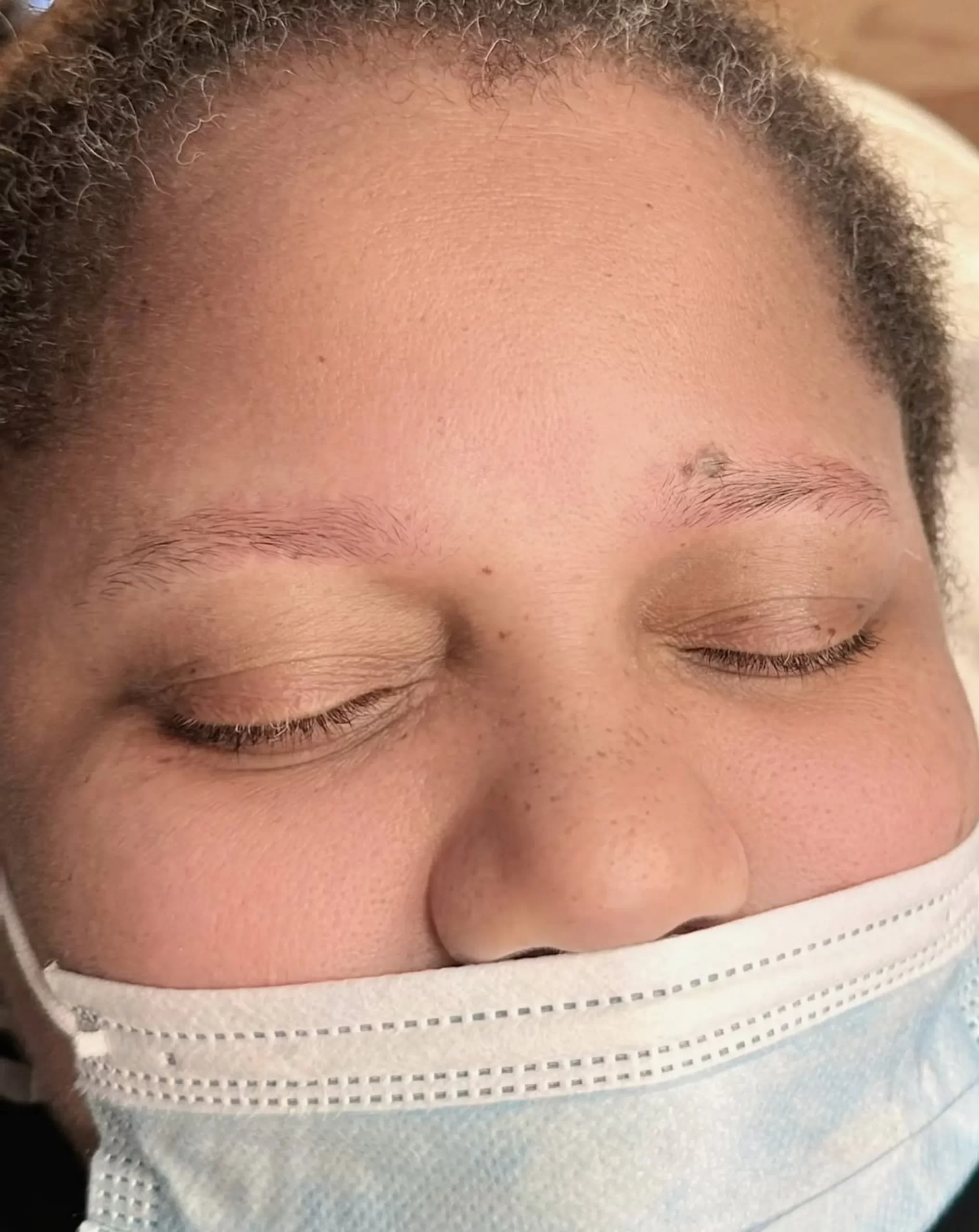 eyebrow temporary tattoo